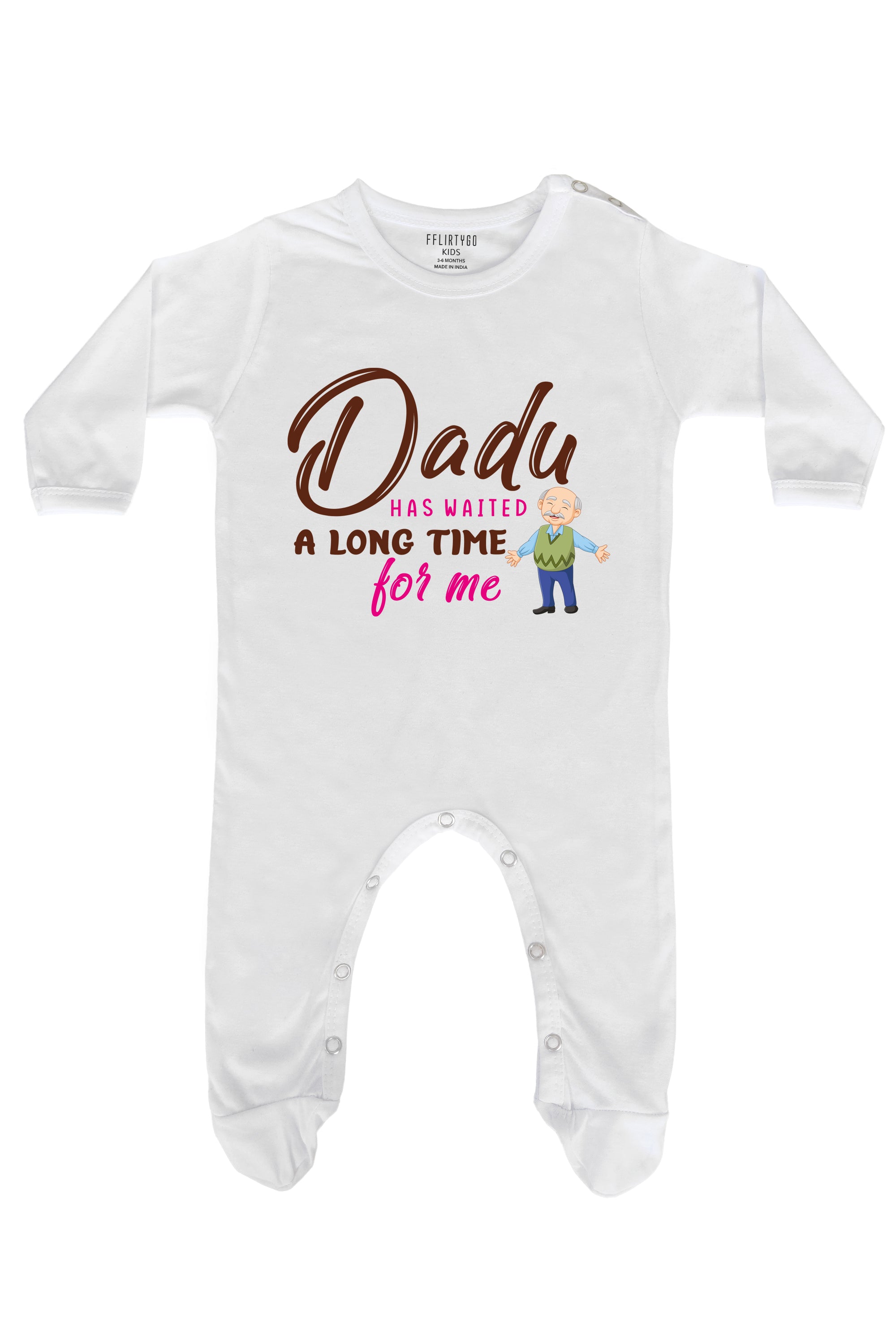 Dadu Has Waited A Long Time For Me Baby Romper | Onesies