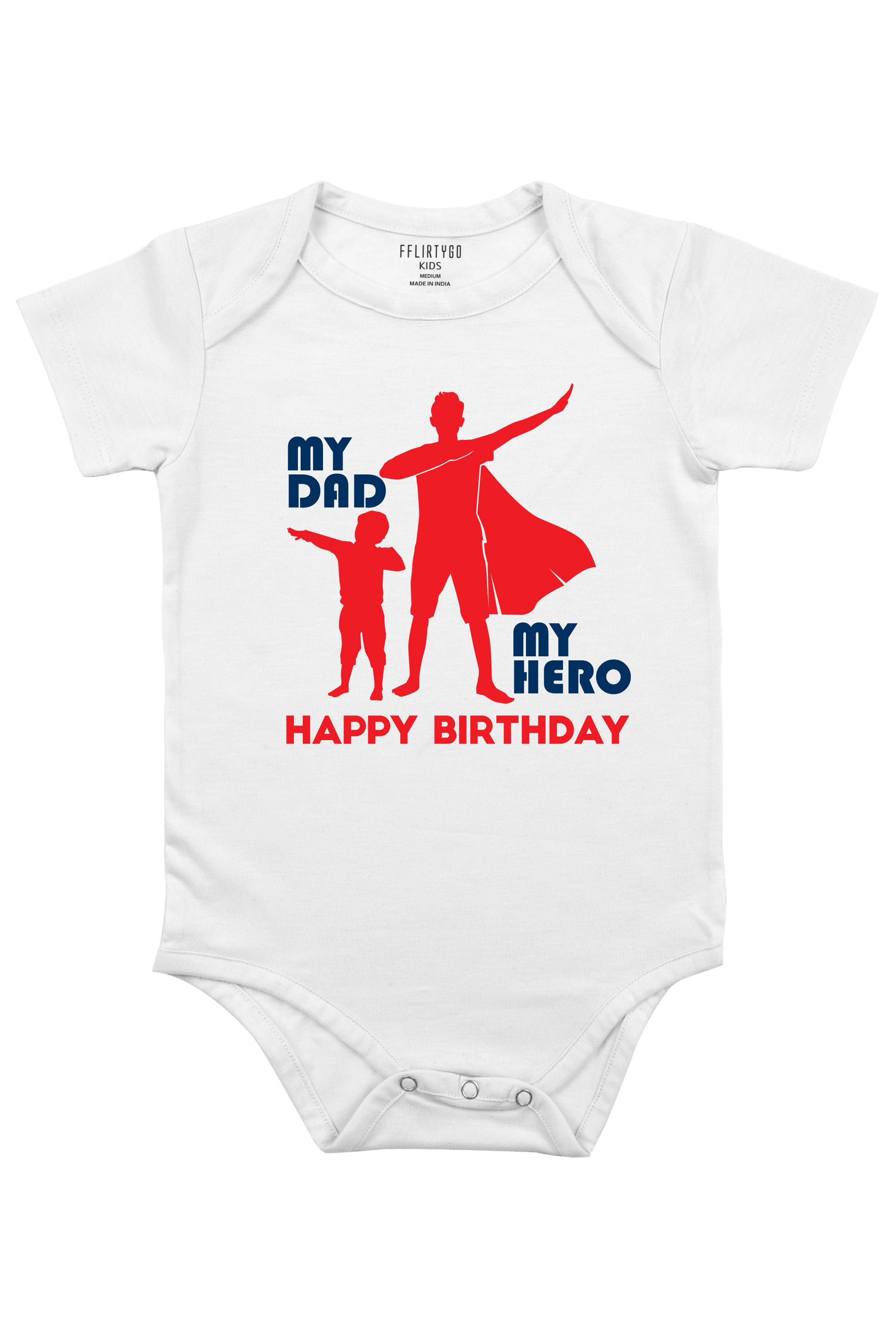 My Dad My  Hero Baby Romper | Onesies