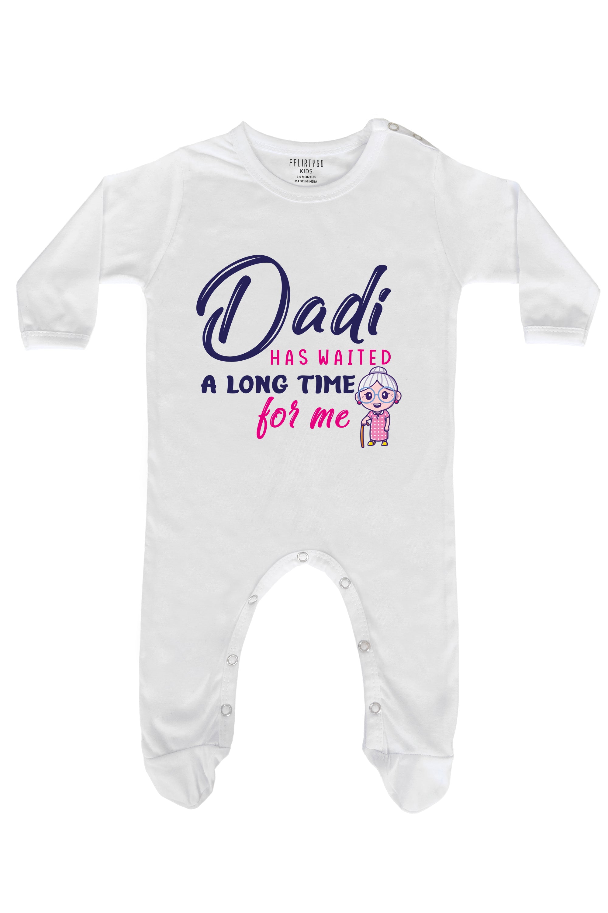 Dadi Has Waited A Long Time For Me Baby Romper | Onesies