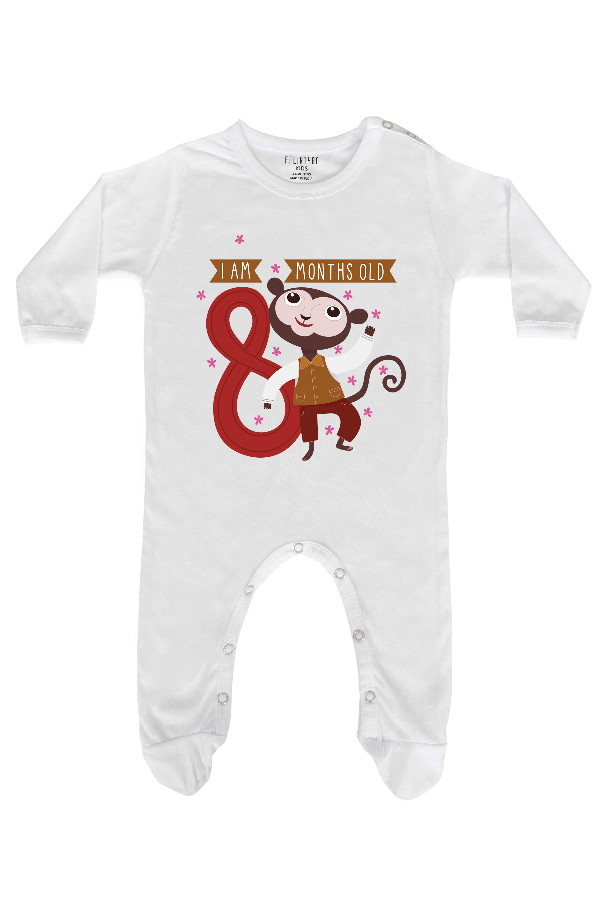 I Have Completed Eight Months Today Baby Romper | Onesies