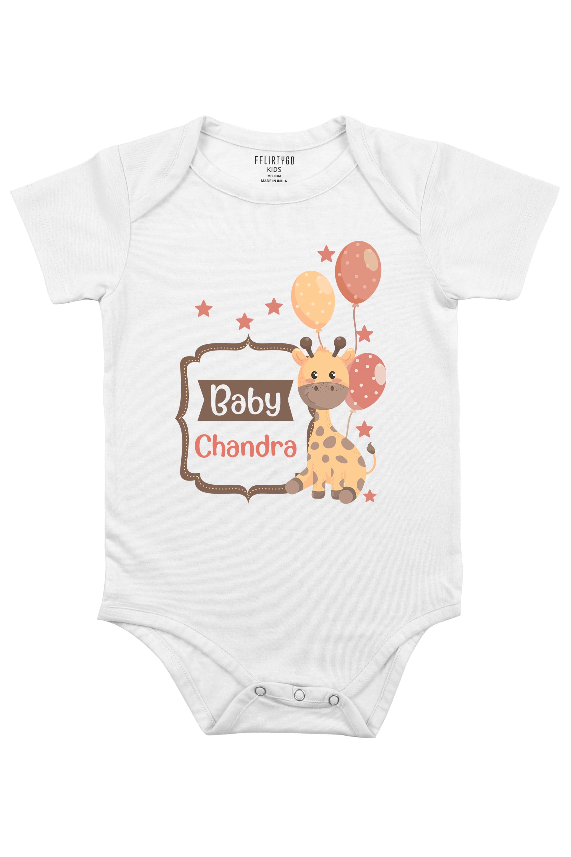 Baby Custom Surname Romper With Character - FflirtyGo