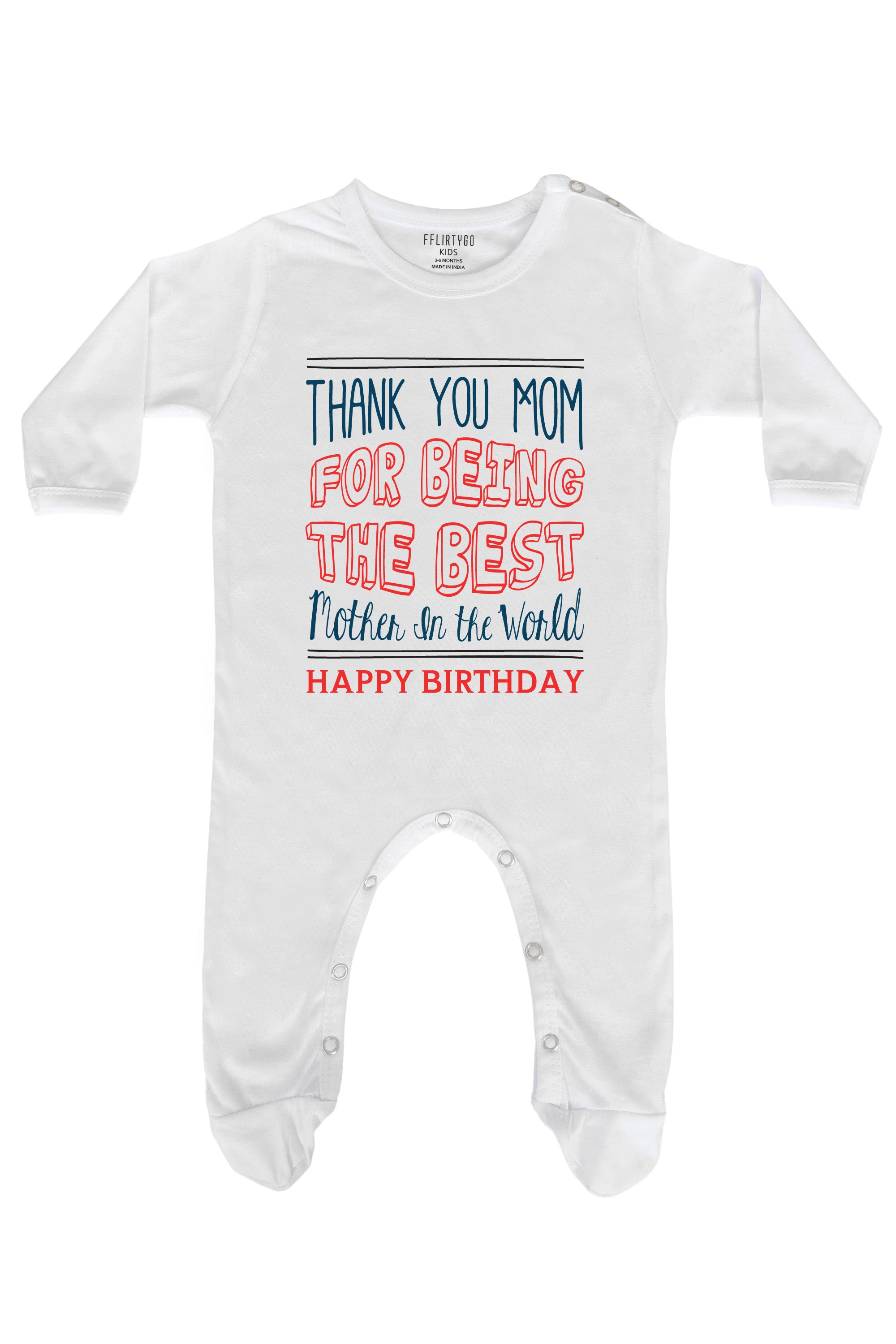 The Best Mother In The World Baby Romper | Onesies