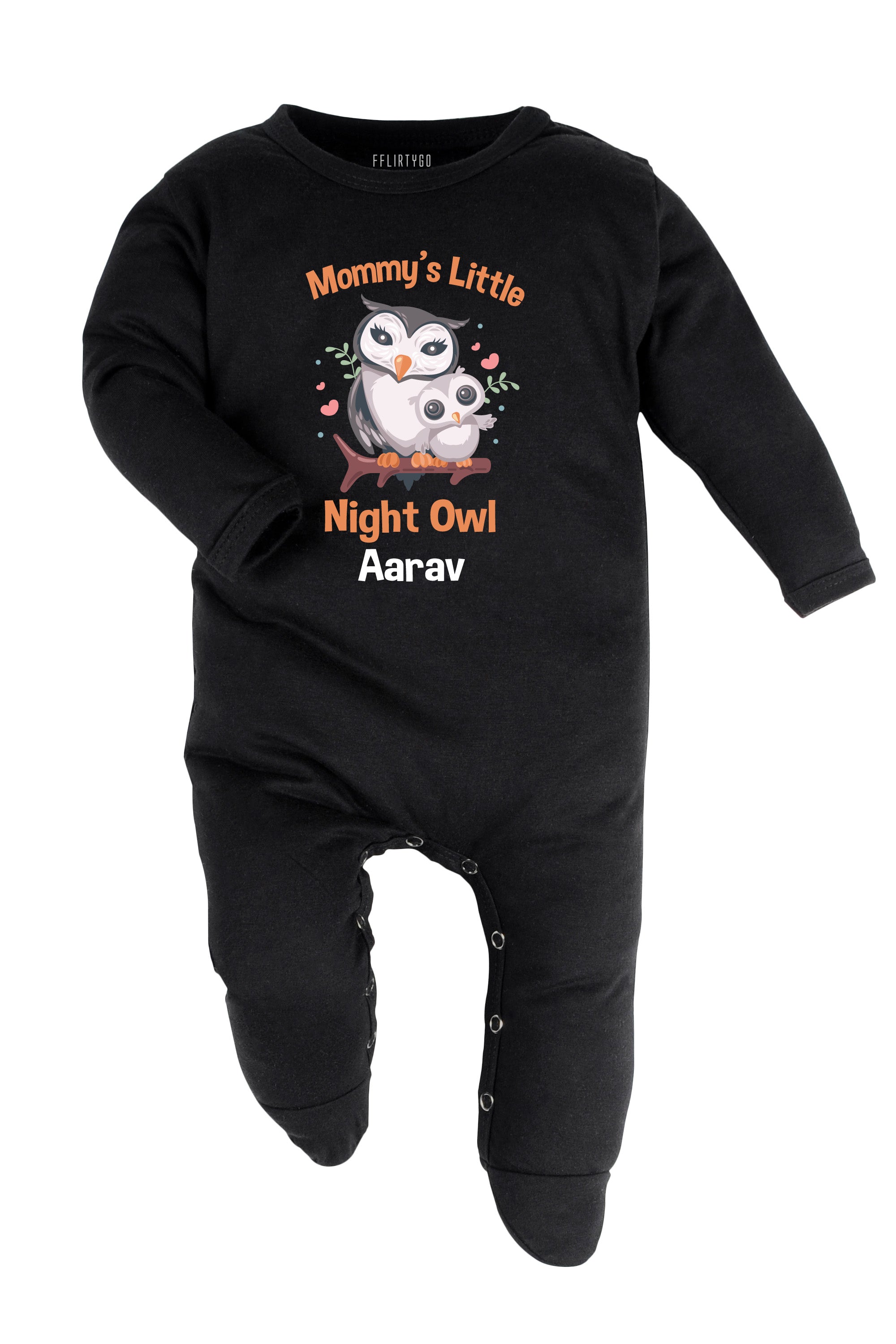 Mommy's Little Night Owl Baby Romper | Onesies w/ Custom Name