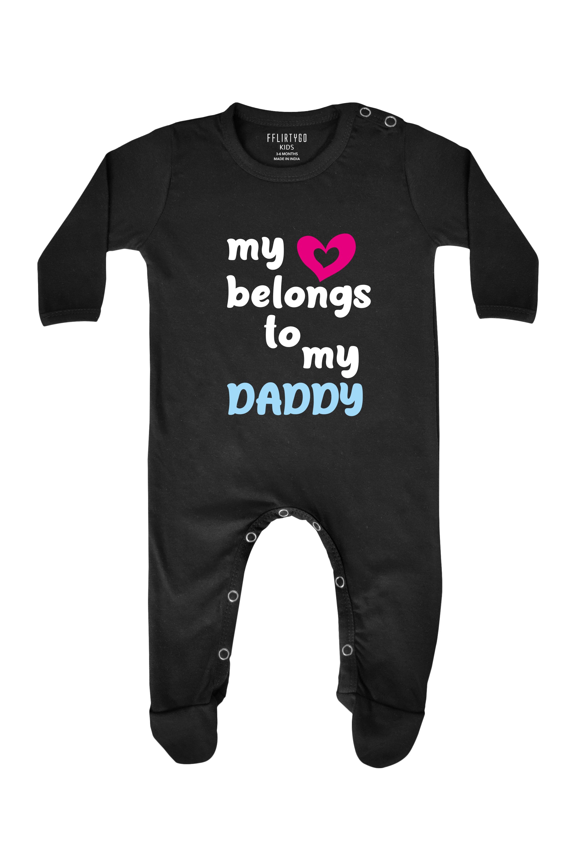 My Heart Belongs To My Daddy Baby Romper | Onesies