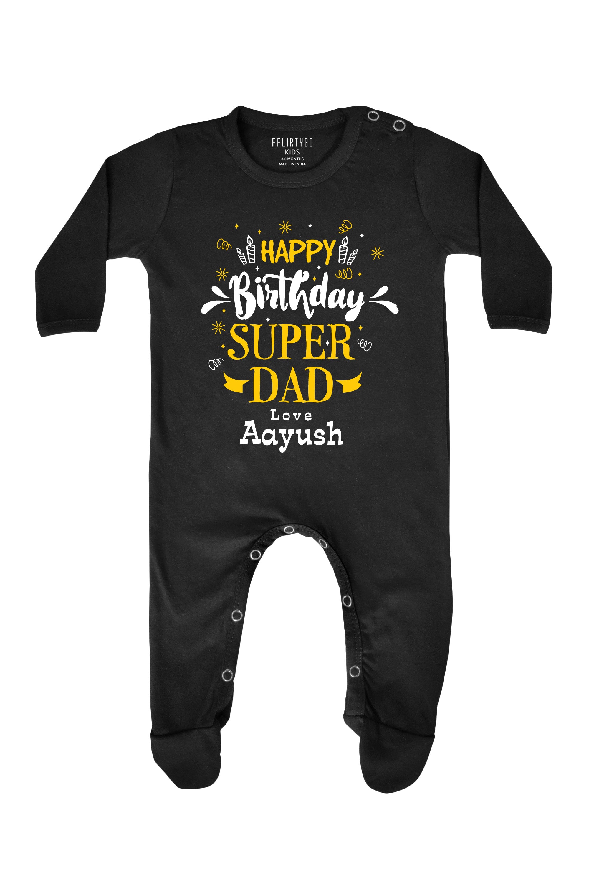 Super Dad Custom Baby Romper | Onesies w/ Custom Name