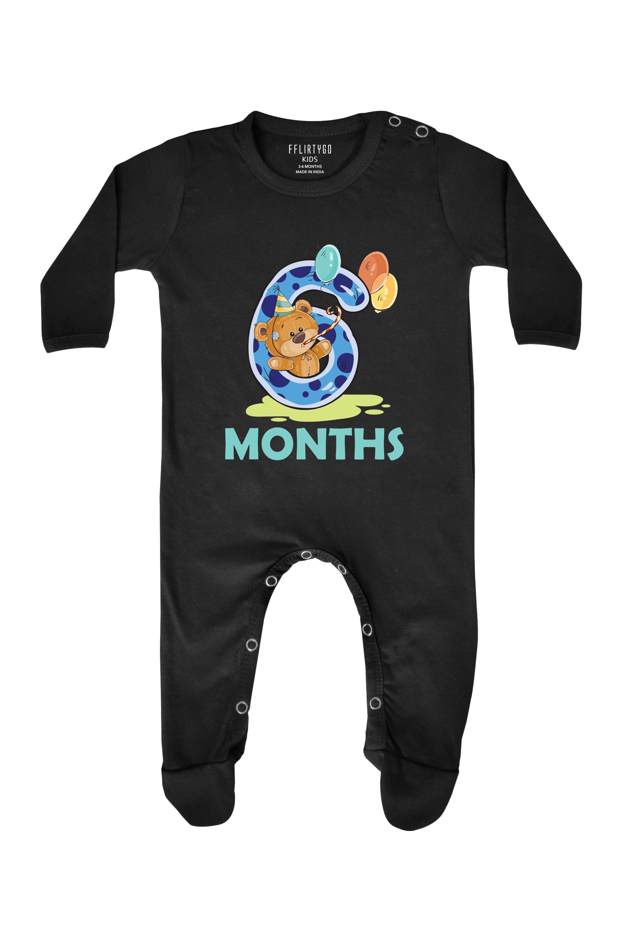 Six Months Milestone Baby Romper | Onesies