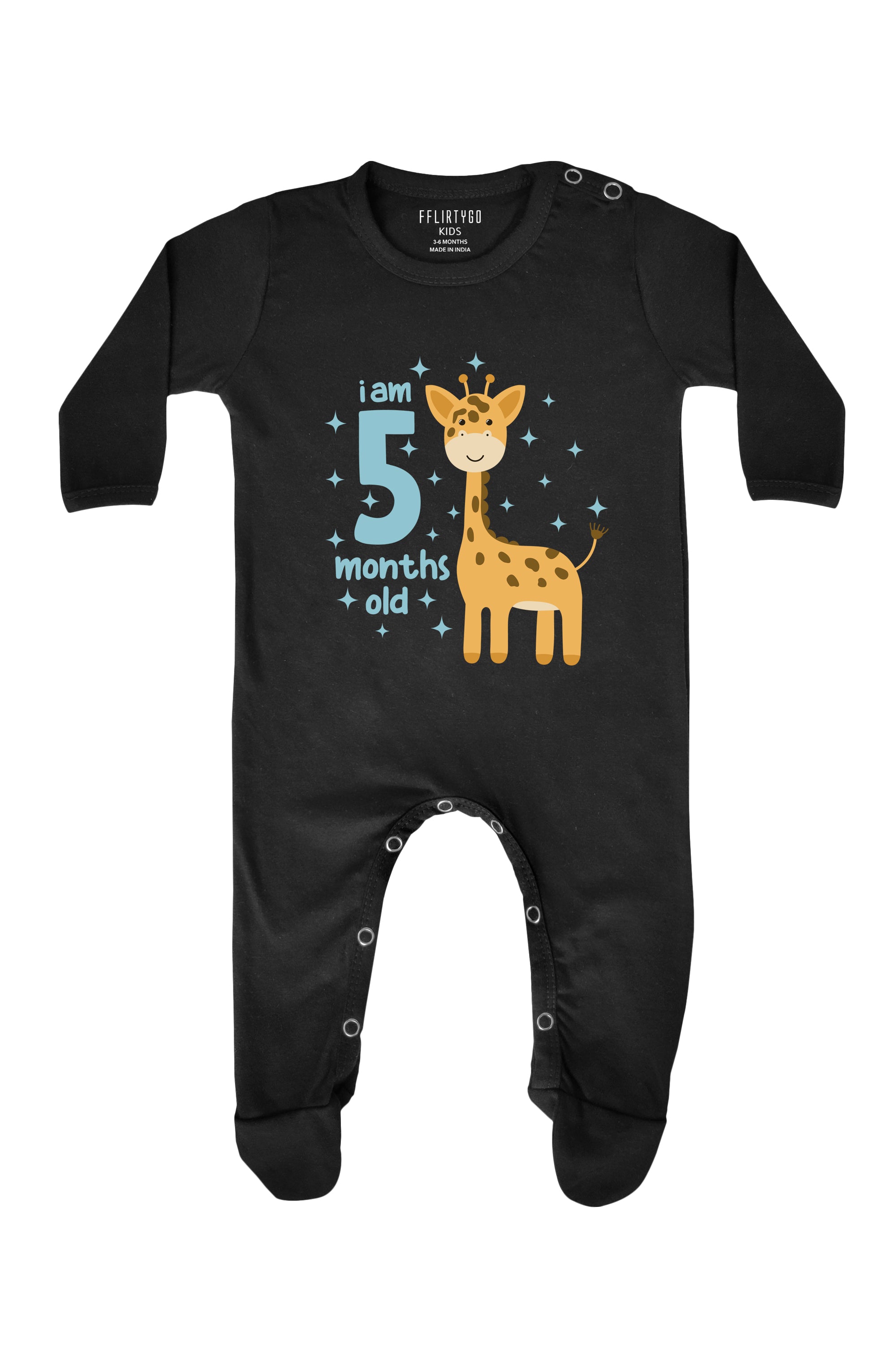 Five Month Milestone Baby Romper | Onesies