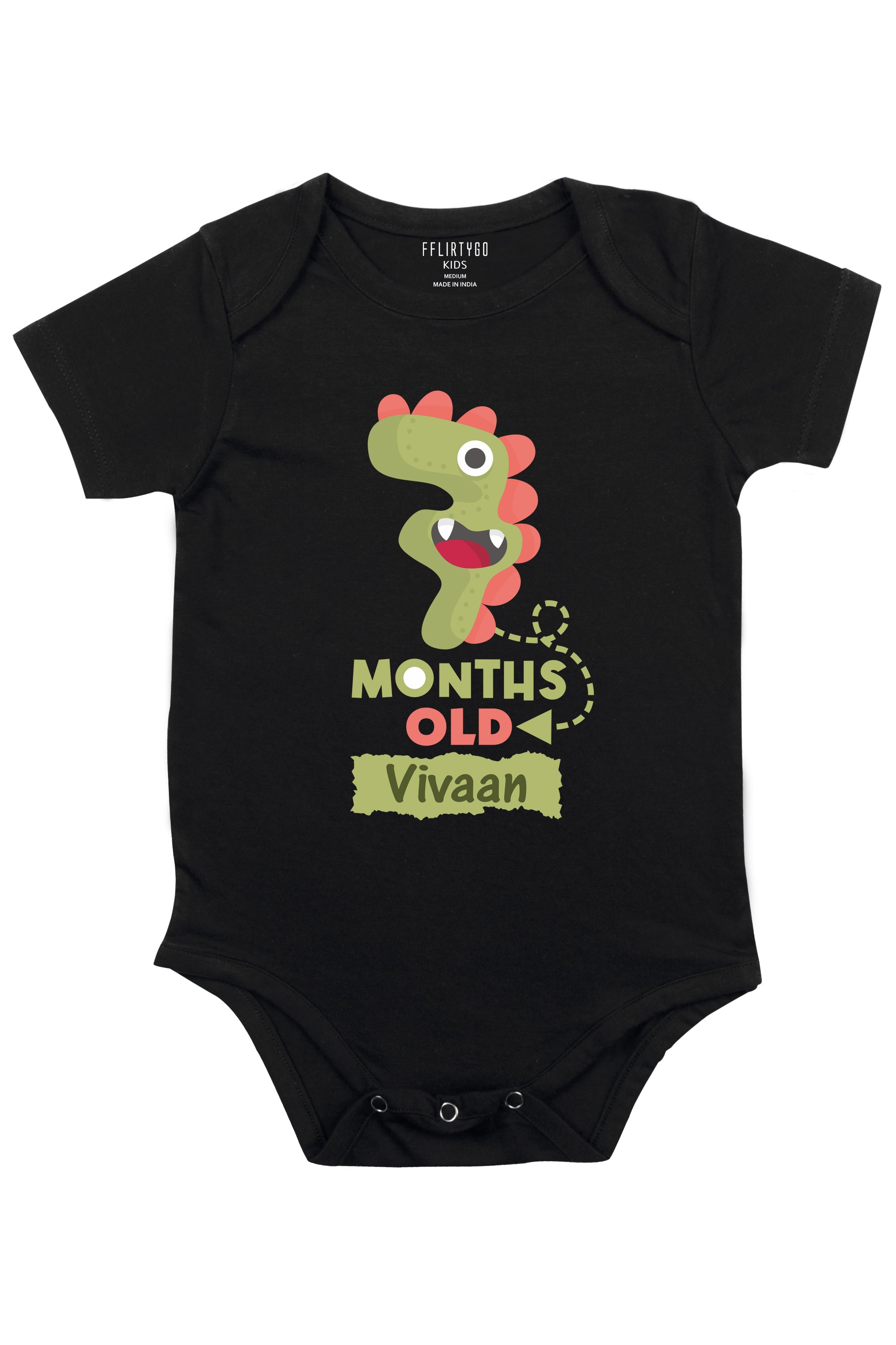 Seven Month Milestone Baby Romper | Onesies w/ Custom Name