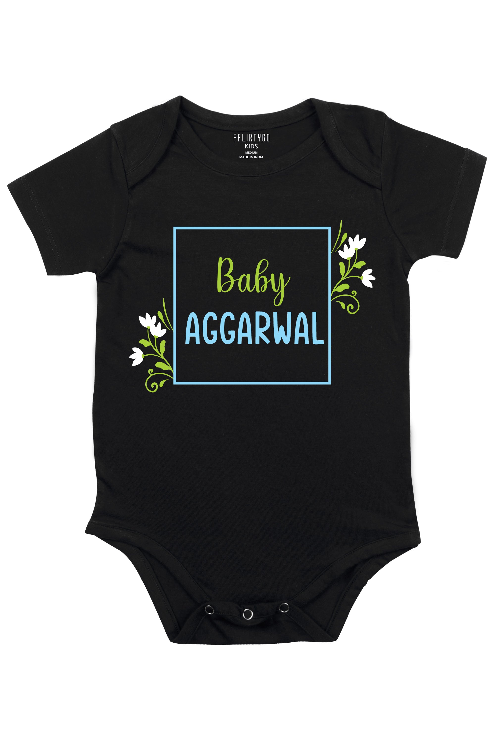 Baby Custom Surname Romper - FflirtyGo