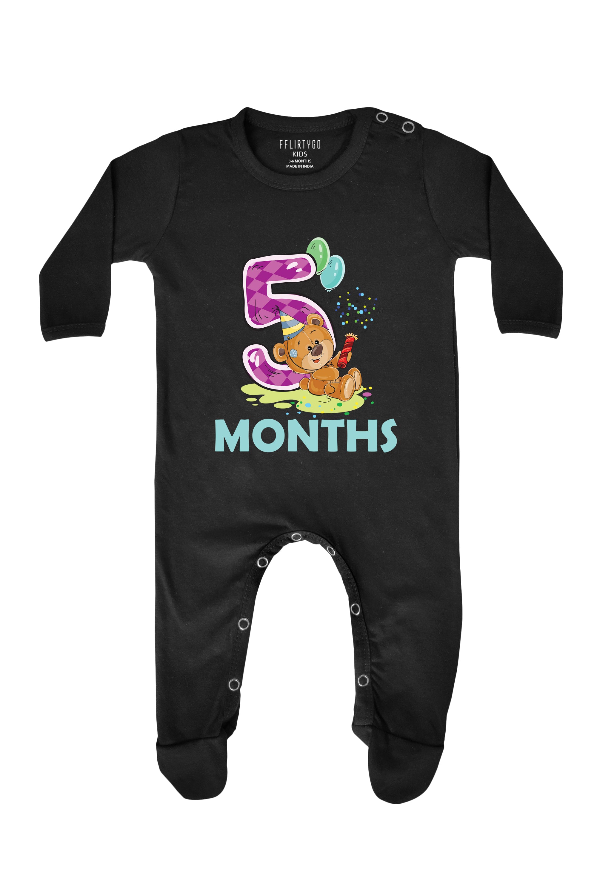 Five Months Milestone Baby Romper | Onesies