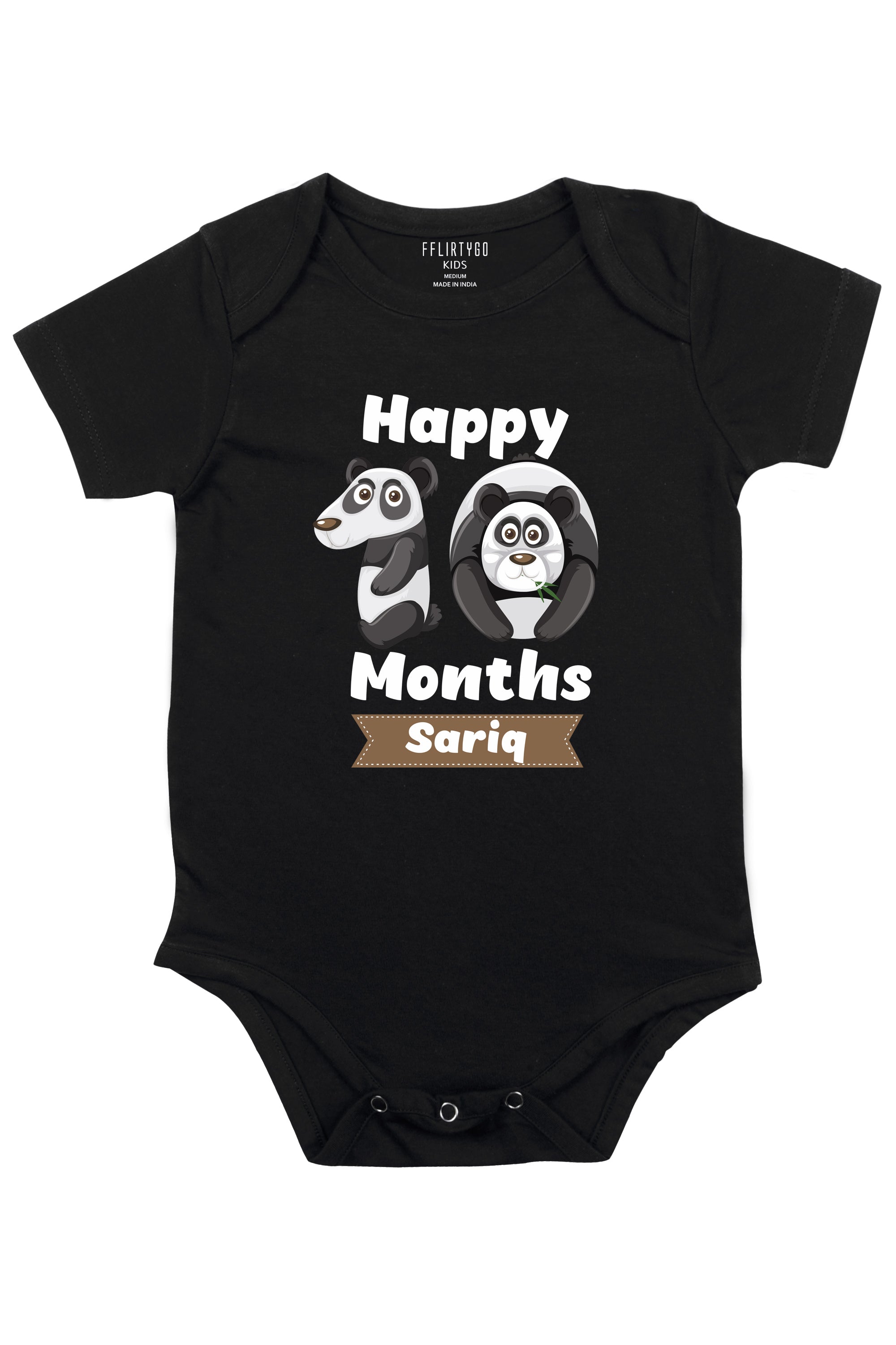 Ten Month Milestone Baby Romper | Onesies w/ Custom Name