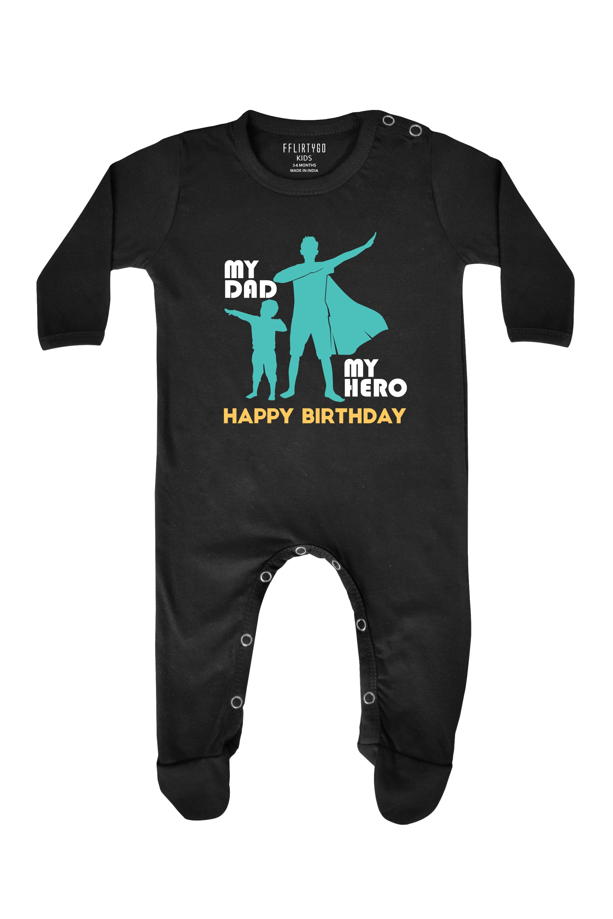 My Dad My  Hero Baby Romper | Onesies