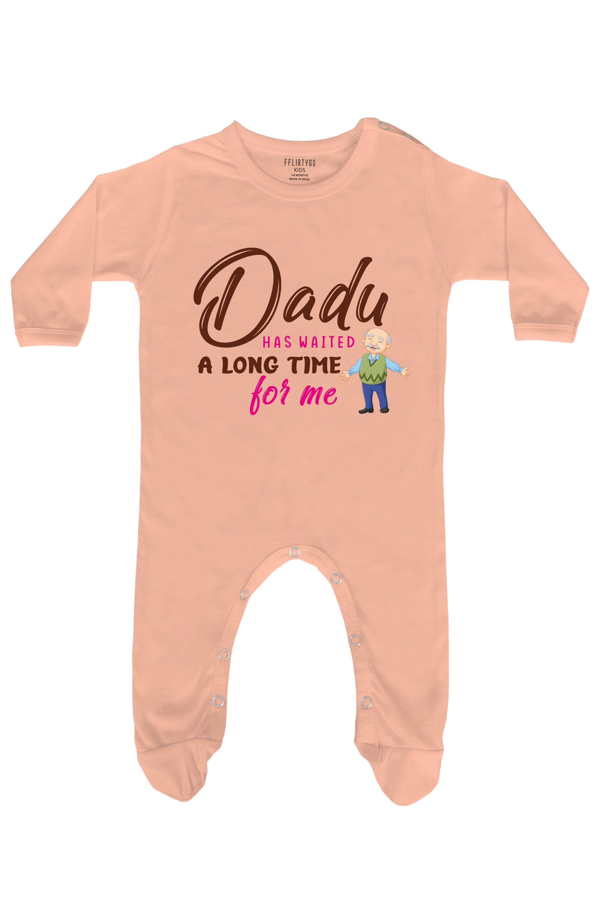 Dadu Has Waited A Long Time For Me Baby Romper | Onesies