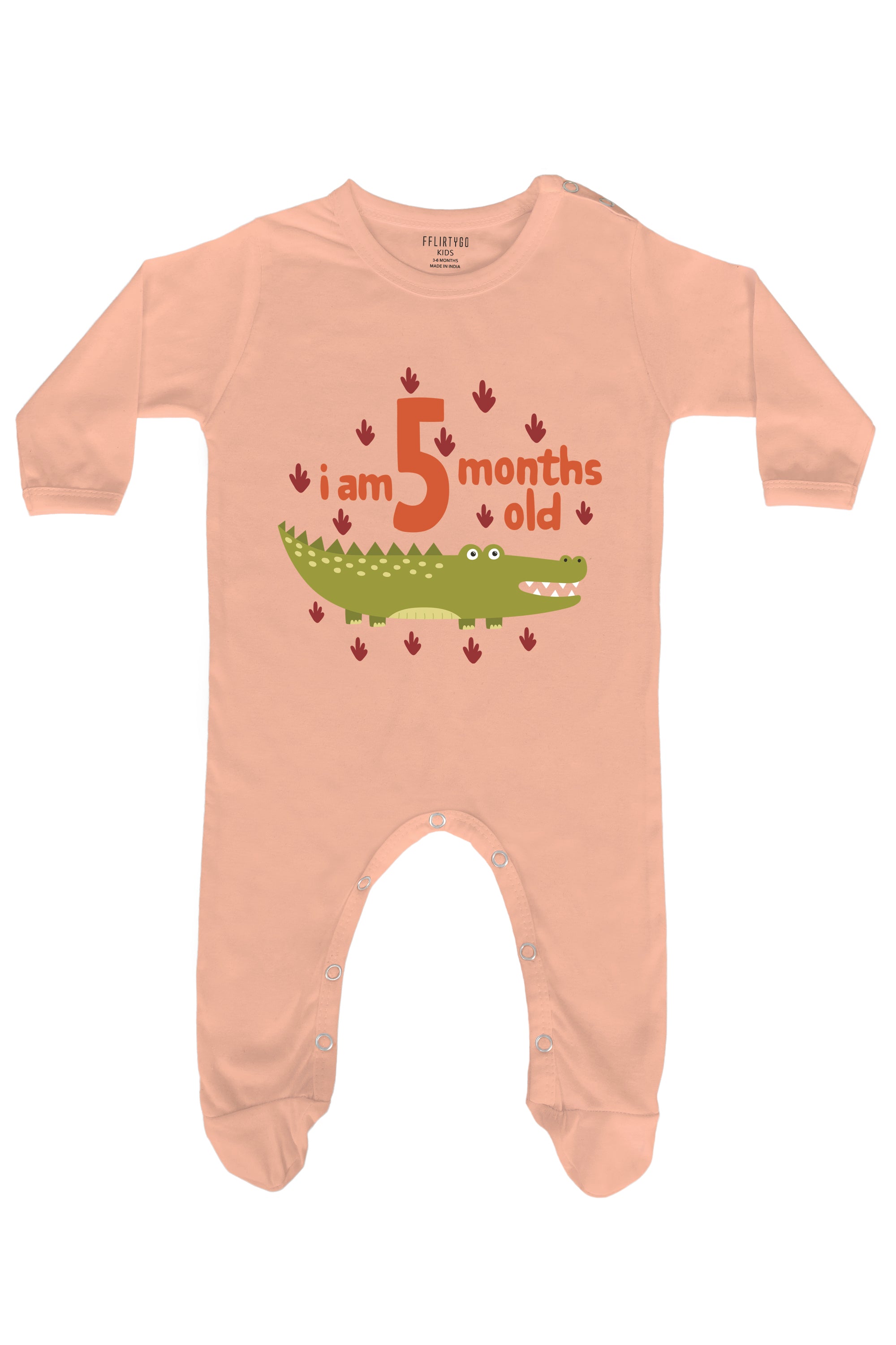 Five Months Milestone Baby Romper | Onesies