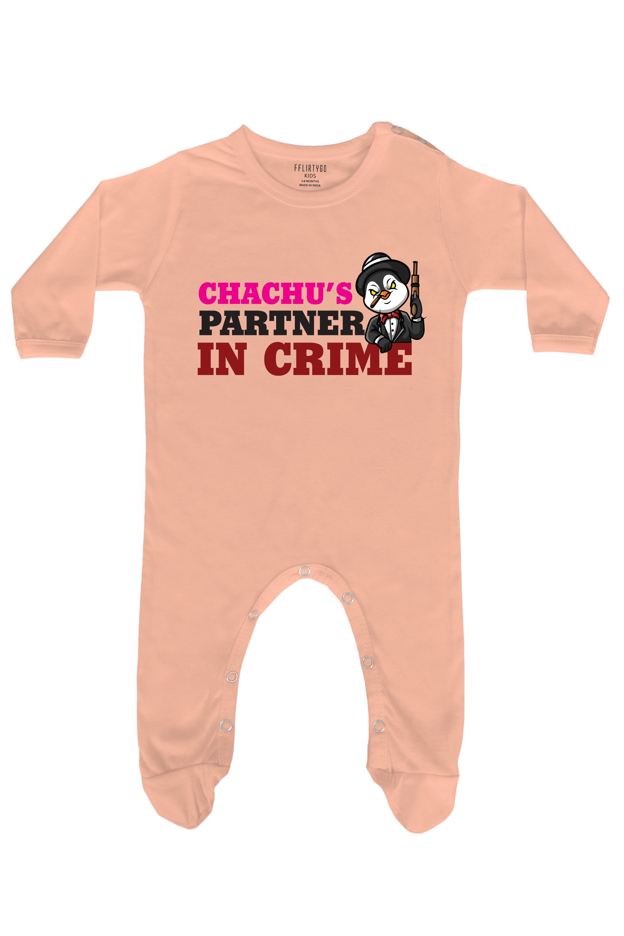 Chachu's Partner In Crime Baby Romper | Onesies