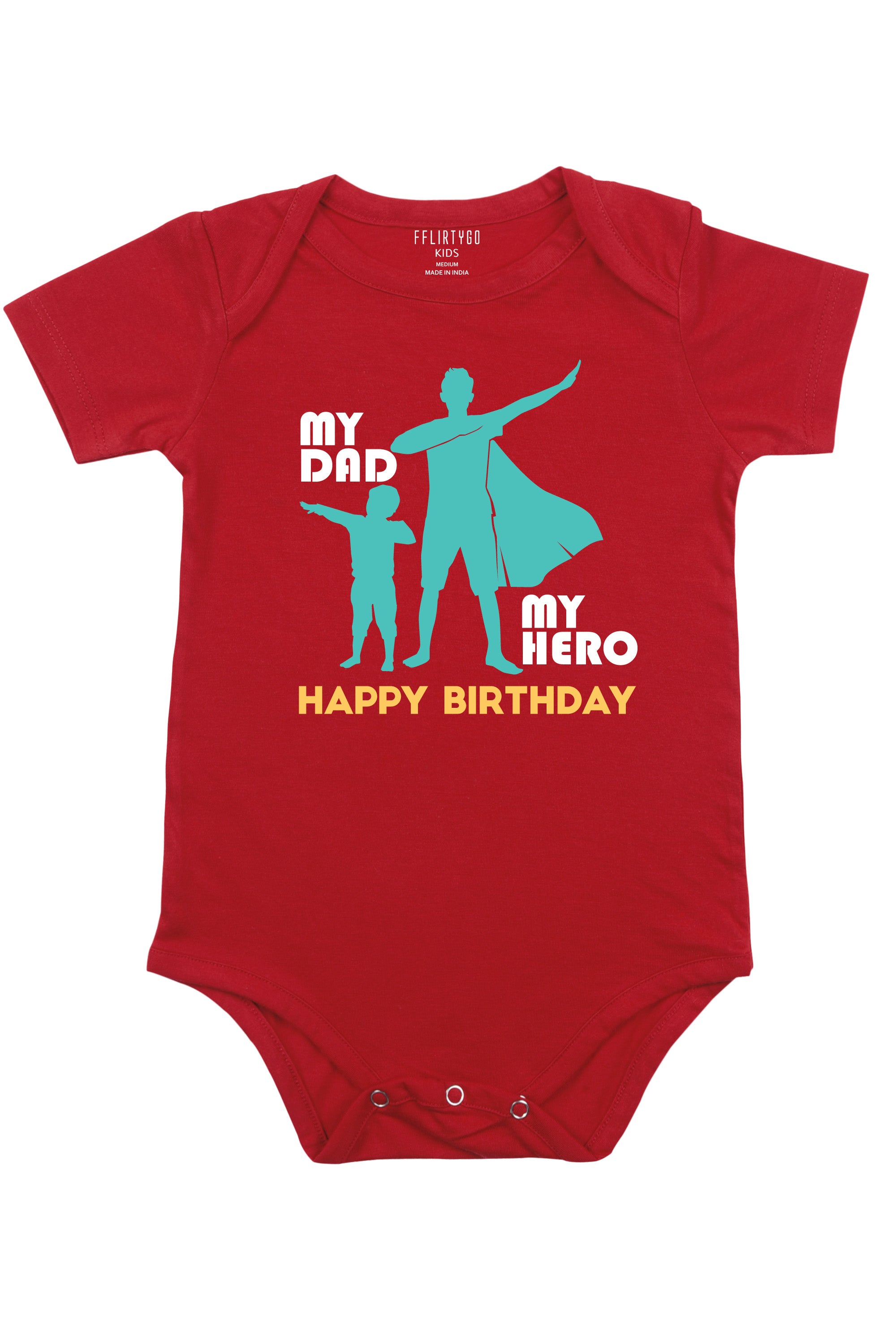 My Dad My  Hero Baby Romper | Onesies