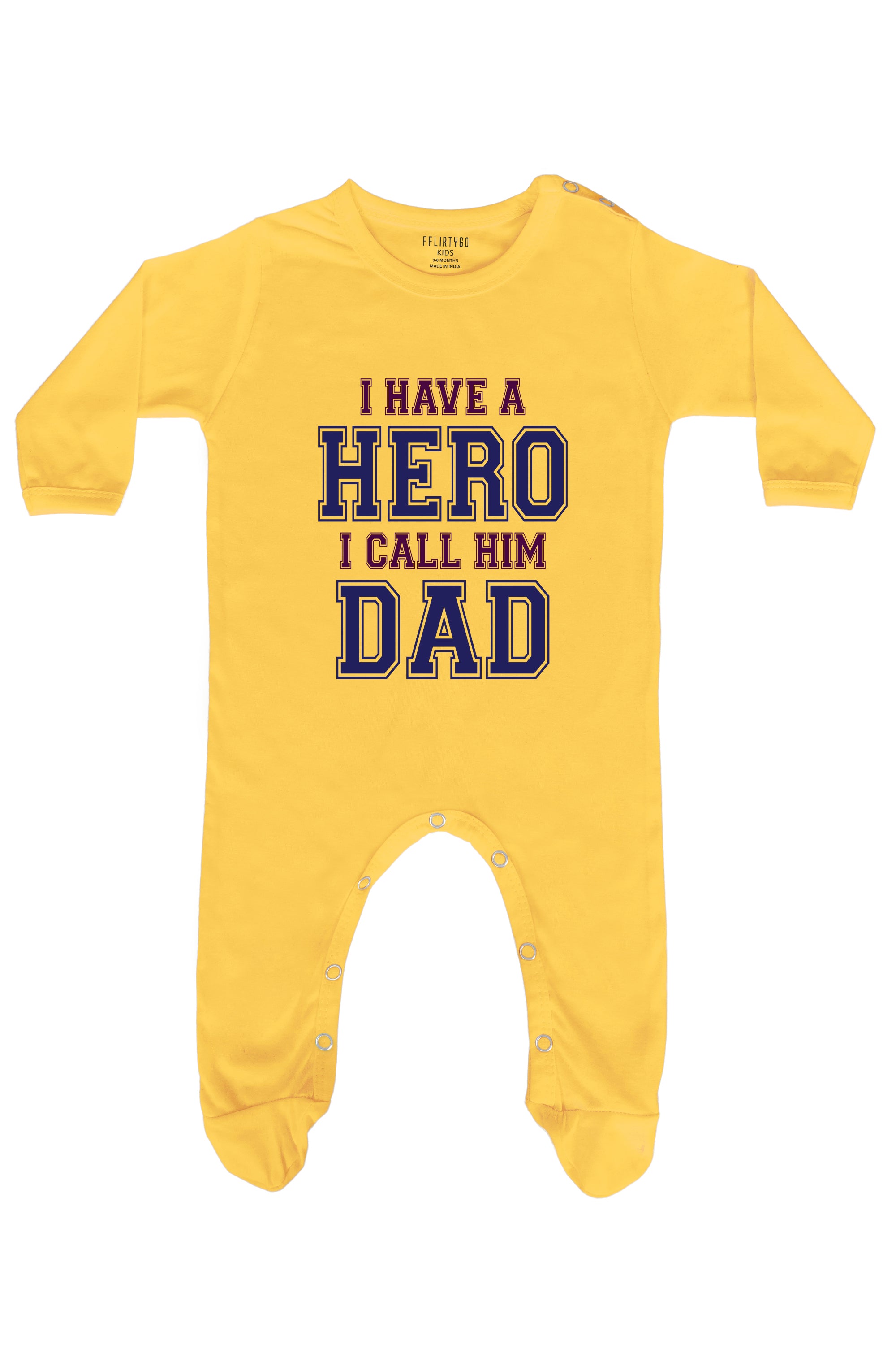 I Have A Hero I Call Him Dad  Baby Romper | Onesies