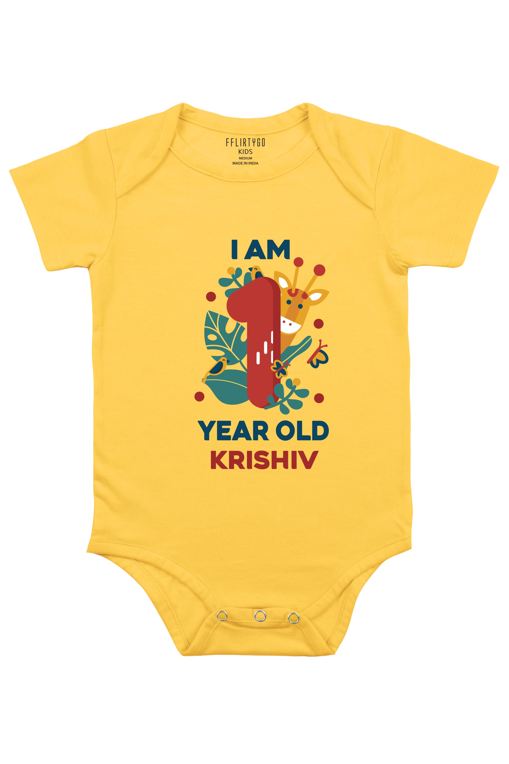 1 Year Birthday Baby Romper | Onesies w/ Custom Name