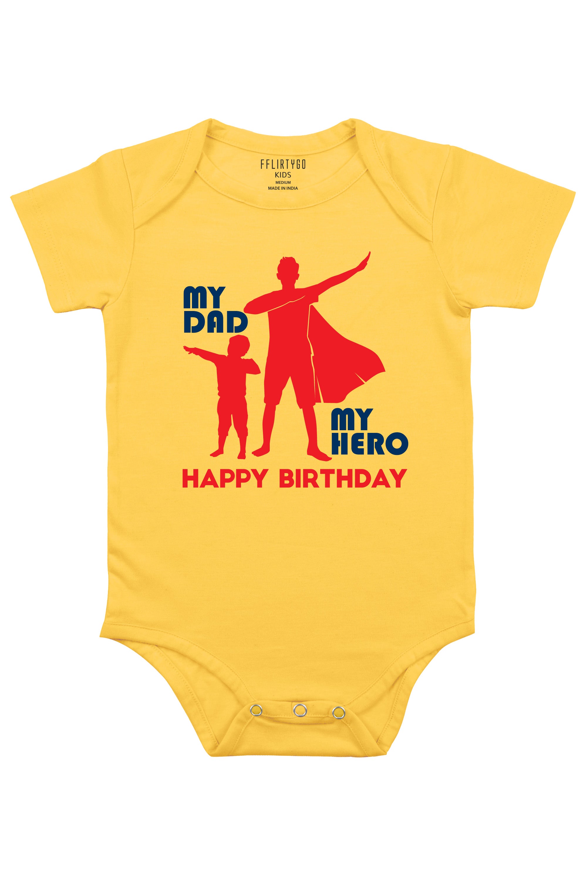 My Dad My  Hero Baby Romper | Onesies