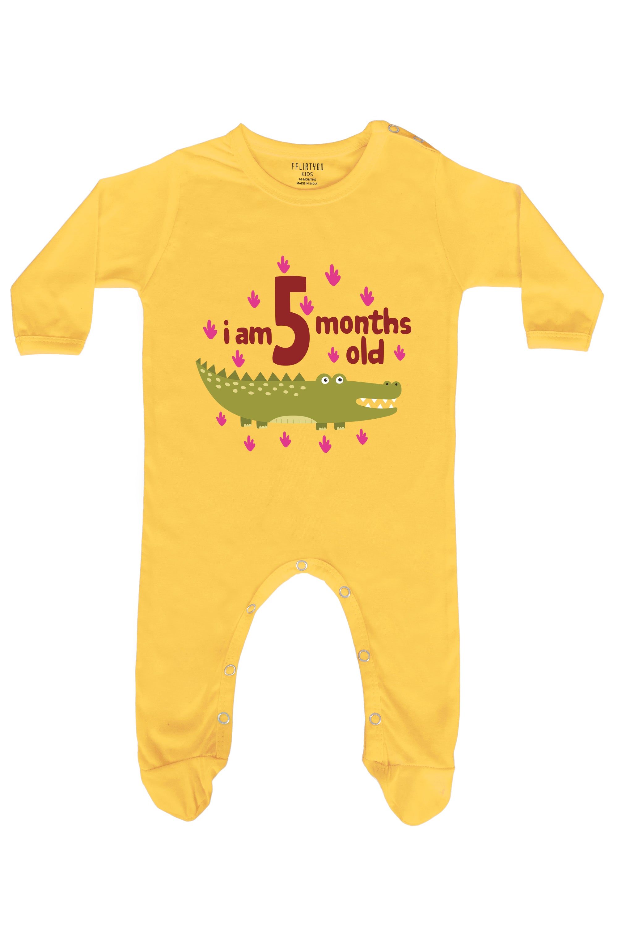 Five Months Milestone Baby Romper | Onesies