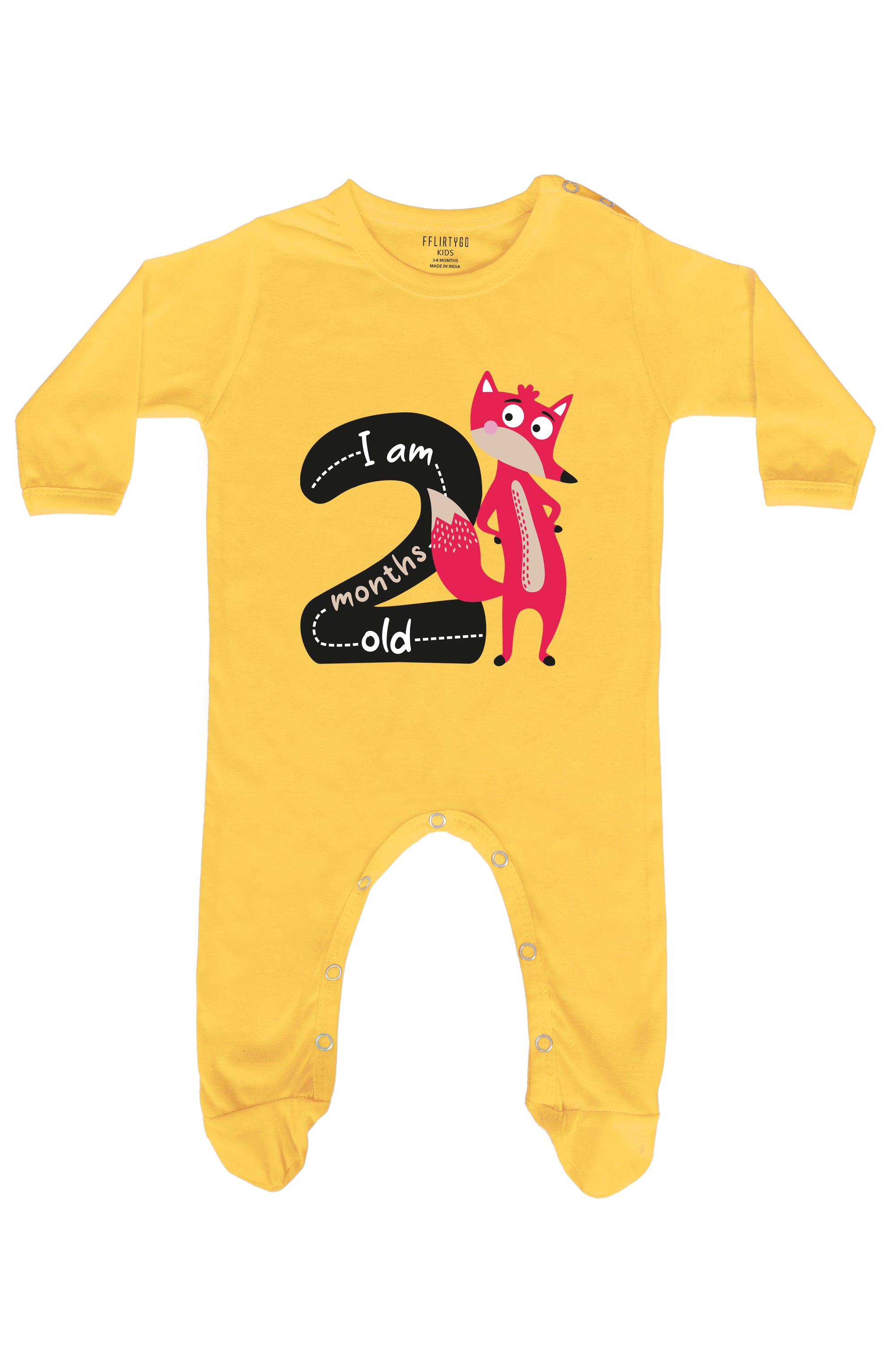 Two Month Milestone Baby Romper | Onesies